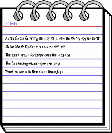 Alibabe Regular animated font preview Alibabe Regular animated font preview