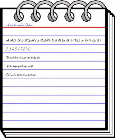 Alicia on the enchanted Highlands Italic animated font preview Alicia on the enchanted Highlands Italic animated font preview