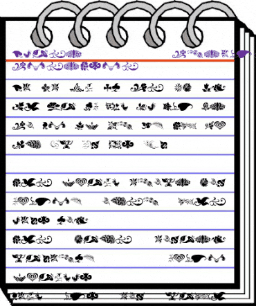 Alien Ornaments animated font preview Alien Ornaments animated font preview