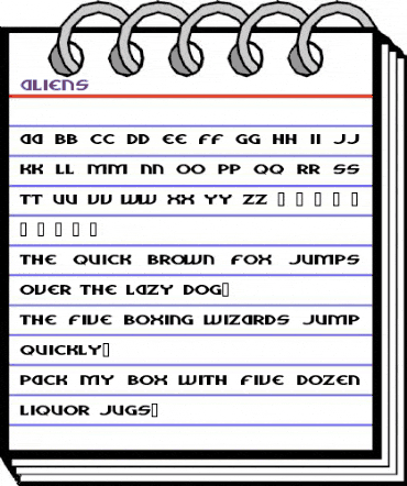 Aliens Regular animated font preview Aliens Regular animated font preview