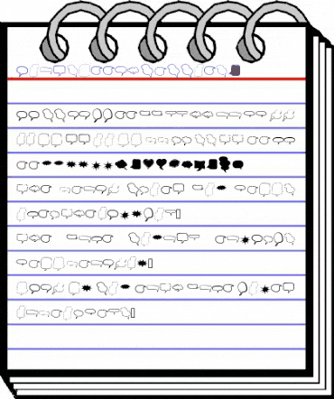 Alin Speech Bubbles 2 Regular animated font preview