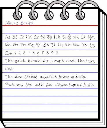 Allura Script Allura Script animated font preview Allura Script Allura Script animated font preview