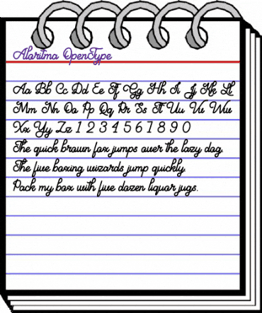 Aloritma Regular animated font preview Aloritma Regular animated font preview