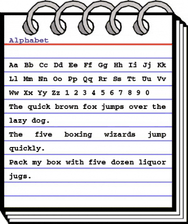 Alphabet Regular animated font preview Alphabet Regular animated font preview