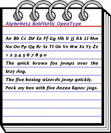 Alphabet2 BoldItalic animated font preview Alphabet2 BoldItalic animated font preview