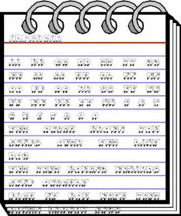 AlphaCar Regular animated font preview