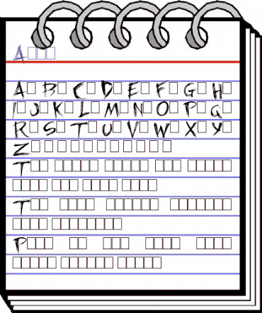 Also Regular animated font preview