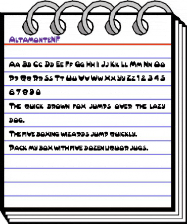Altamonte NF Regular animated font preview Altamonte NF Regular animated font preview