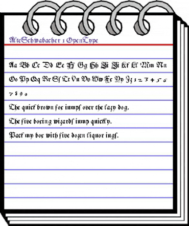 AlteSchwabacher Regular animated font preview AlteSchwabacher Regular animated font preview