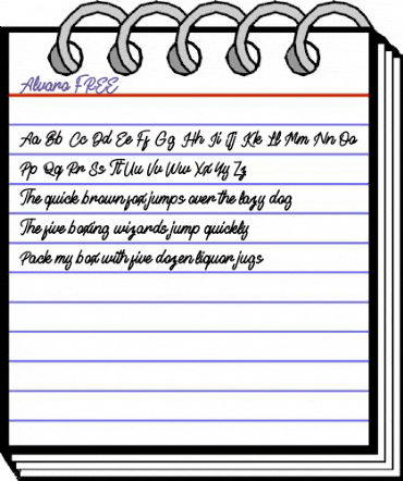 Alvaro FREE Regular animated font preview Alvaro FREE Regular animated font preview