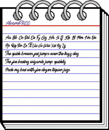 Alvaro FREE Regular animated font preview Alvaro FREE Regular animated font preview