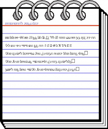 AmazeSSK Regular animated font preview AmazeSSK Regular animated font preview