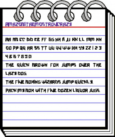 AmazObitaemOstrovCrazy! Regular animated font preview AmazObitaemOstrovCrazy! Regular animated font preview