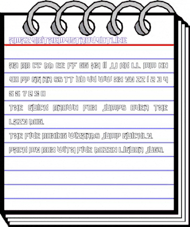 AmazObitaemOstrovOutline Regular animated font preview AmazObitaemOstrovOutline Regular animated font preview
