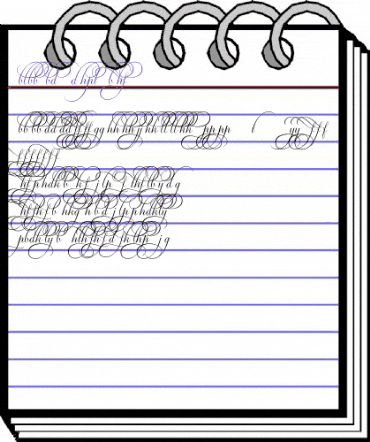 Ambassador Script Swashes Regular animated font preview