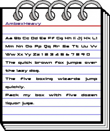 AmbexHeavy Regular animated font preview AmbexHeavy Regular animated font preview