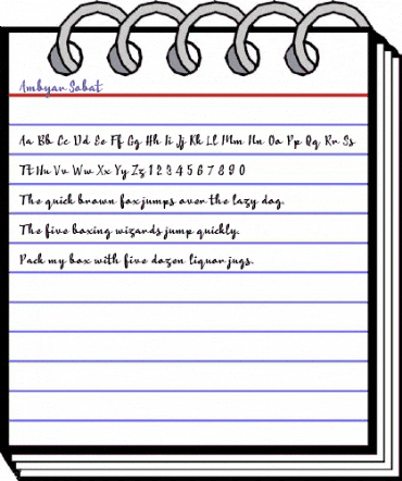 a Ambyar Sobat Regular animated font preview a Ambyar Sobat Regular animated font preview