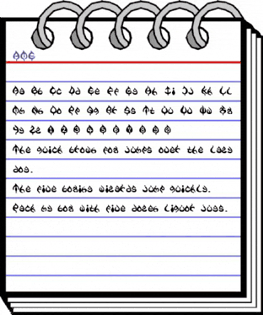 AME- Regular animated font preview