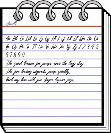 Amelli Regular animated font preview