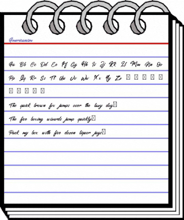 Americanism Regular animated font preview