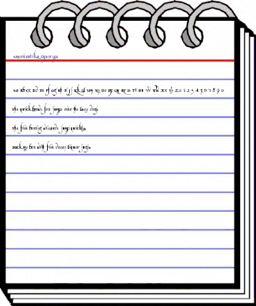 Americratika Regular animated font preview Americratika Regular animated font preview