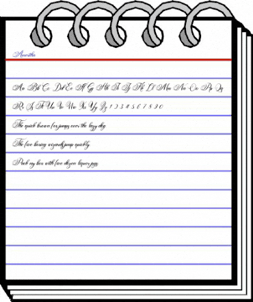 Amertha Regular animated font preview Amertha Regular animated font preview