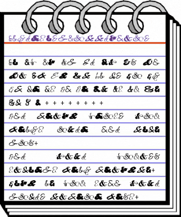 AmpersandCollection Regular animated font preview
