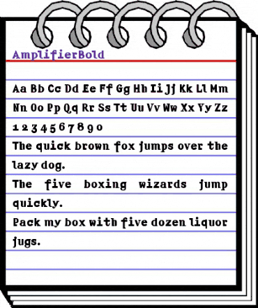 Amplifier Bold animated font preview Amplifier Bold animated font preview