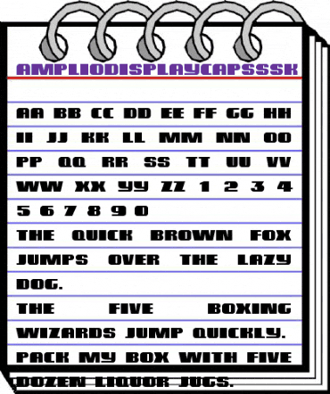 AmplioDisplayCapsSSK Regular animated font preview AmplioDisplayCapsSSK Regular animated font preview