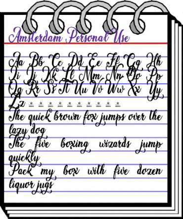 Amsterdam Regular animated font preview Amsterdam Regular animated font preview