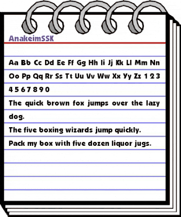 AnakeimSSK Regular animated font preview AnakeimSSK Regular animated font preview