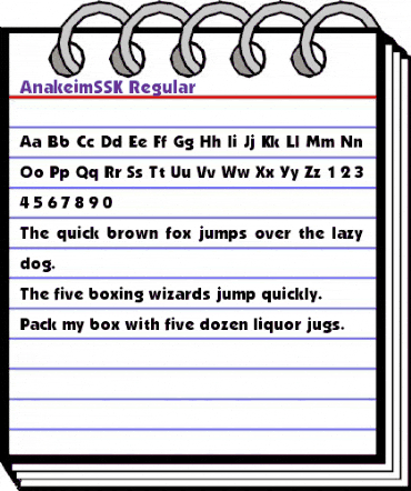 AnakeimSSK Regular animated font preview AnakeimSSK Regular animated font preview