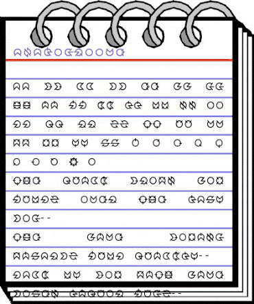 ANALOGROOVE Regular animated font preview ANALOGROOVE Regular animated font preview