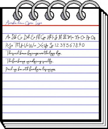 Aneisha Script Bold Regular animated font preview