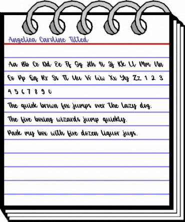 Angelica Caroline Tilted Regular animated font preview Angelica Caroline Tilted Regular animated font preview