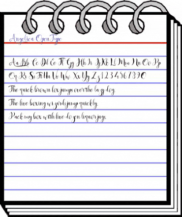 Angelica Regular animated font preview Angelica Regular animated font preview