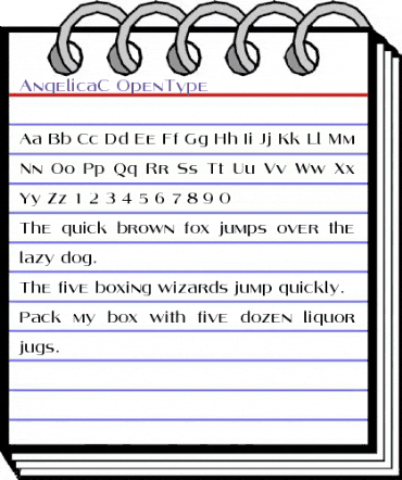 AngelicaC Regular animated font preview AngelicaC Regular animated font preview