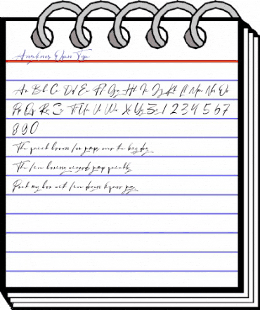 Angelinas Regular animated font preview Angelinas Regular animated font preview