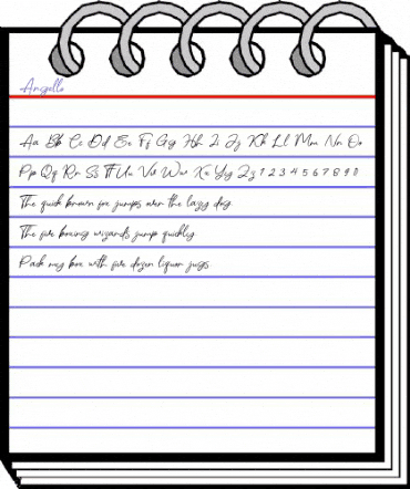 Angello Regular animated font preview Angello Regular animated font preview