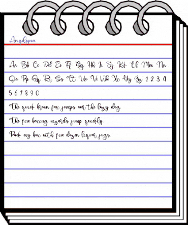 Angelynn Regular animated font preview Angelynn Regular animated font preview