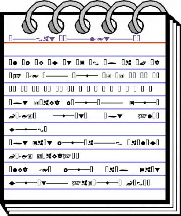 Angie Ornaments Regular animated font preview