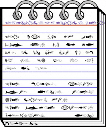 AnimalsAnimalsSea Regular animated font preview