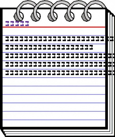 Anime Regular animated font preview