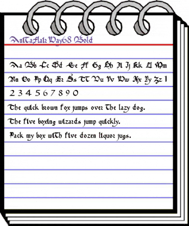 AnitaFlairWay68 Bold animated font preview AnitaFlairWay68 Bold animated font preview