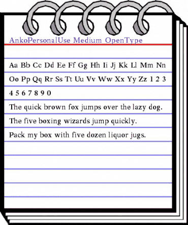 Anko Personal Use Medium animated font preview Anko Personal Use Medium animated font preview