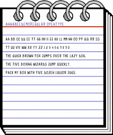 AnnaBee Demo Regular animated font preview AnnaBee Demo Regular animated font preview