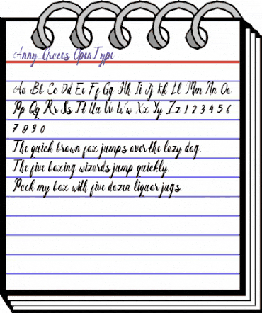 Anny_Graces Regular animated font preview Anny_Graces Regular animated font preview