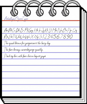 Antallya Regular animated font preview Antallya Regular animated font preview