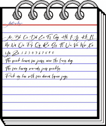 Antariksa Regular animated font preview Antariksa Regular animated font preview