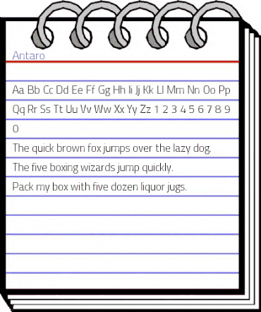 Antaro Regular animated font preview Antaro Regular animated font preview